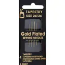 Иглы ручные гобеленовые Gold Tapestry с золотым покрытием № 24-26 4 шт