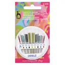 Иглы для синели глади с цветным ушком № 20-26 24 шт в розетке