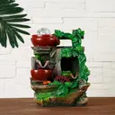 Фонтан настольный Simaland с подсветкой Старая бочка в лиане 13.5x17x28 см