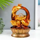 Фонтан настольный Simaland с подсветкой Золотые карпы 20x20x27 см