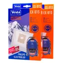 Мешки синтетические для пылесоса Vesta filter Ex01s2 8 штук 4 фильтра
