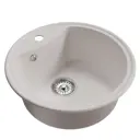 Врезная мойка Mixline ML-GM09 51x51 19 см искусственный камень цвет ульра-белый