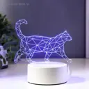 Ночник светодиодный с выключателем Risalux 4814582 Кот стоя