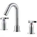 Смеситель для раковины D&K DA1384141 двухвентильный цвет хром