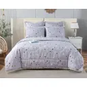 Комплект постельного белья Sofi de Marko Бернадетт Кт-7Е-Бт32, семейный, сатин, фиолетовый