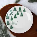 Блюдо сервировочное Дорого Внимание Подарит сказку 21x2x20.50 см керамика цвет белый
