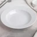 Блюдо сервировочное Дулевский Фарфор 20x3.50x20 см фарфор цвет белый