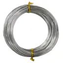 Проволока металлическая с декоративно цветный покрытие цвет серебро 2мм x 10м