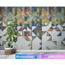 Фотообои флизелиновые Luxury walls 400x270 см AM292 Абстракция Бетон