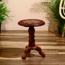 Кофейный столик круглый Сималенд 30x30x15 см красный