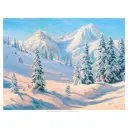 Постер Русская коллекция "Горы" 64x84 см