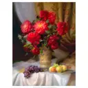 Постер Русская коллекция "Георгины" 64x84 см