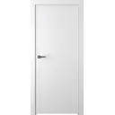 Дверь межкомнатная глухая Лацио 1 60x200 см эмаль белый без замка, без петель