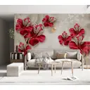 Фотообои бумажные EnjoyWall "Рубиновое искушение" 400x270 см