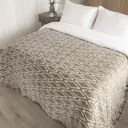 Плед La Notta Ромб 200x220 см плюш оливковый