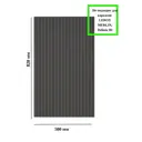 Фасад универсальный для кухонного шкафа 50x82x1.8 см Play МДФ цвет черный