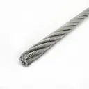 Трос нержавеющий Krepfield 6 мм сталь А2 плетение 7x19 мягкий 70 метров