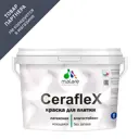 Краска для плитки стен в кухне ванной Malare Ceraflex Latex моющаяся быстросохнущая матовая цвет светло-зеленый 10 кг
