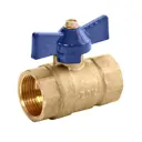 Кран шаровой Zox 1/2" внутренняя-внутренняя резьба бабочка