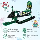 Снегокат Nika Kids Snowpatrol зеленый СНД2/SP3 46x25x74 см
