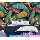 Фотообои флизелиновые Luxury walls 400x270 см Листья AM295