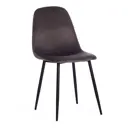 Кухонный стул Tetchair Breeze 87x53x44 см вельвет цвет темно-серый
