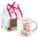 Чашка 350 мл Fissman 14064 фарфор цвет разноцветный