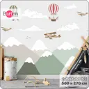 Фотообои флизелиновые Bartonwall 500x270 см Горы K068-Z