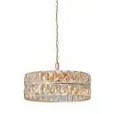 Люстра подвесная Vitaluce V5282-8/8, 8 ламп, цвет золотой