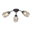 Люстра потолочная Vitaluce V4929-1/3PL, 3 лампы, цвет черный