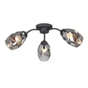 Люстра потолочная Vitaluce V4936-1/3PL, 3 лампы, цвет черный