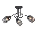 Люстра потолочная Vitaluce V4939-1/3PL, 3 лампы, цвет черный