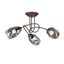 Люстра потолочная Vitaluce V4939-7/3PL, 3 лампы, цвет медный