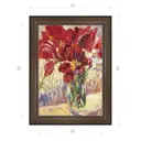 Картина в раме Декор Депо Ксения Черномор "Тюльпановая рапсодия" E21 41x31 см