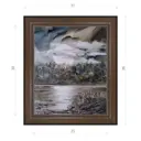 Картина в раме Декор Депо Михаил Харитонов Время луны E21 36x31 см