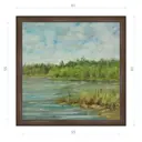 Картина в раме Декор Депо Михаил Харитонов Лесное озеро E21 61x61 см