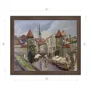 Картина в раме Декор Депо Ксения Черномор После дождя Таллин E21 51x61 см