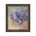 Картина в раме Декор Депо Ксения Черномор "Сирень 2020" E21 41x36 см