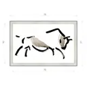 Картина в раме Декор Депо Константин Малютин "Бык" E20 51x76 см