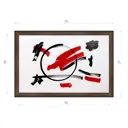 Картина в раме Декор Депо Константин Малютин "Абстрактный восход" E21 51x76 см