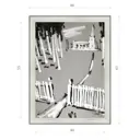 Картина в раме Декор Депо Константин Малютин "Белый забор" E20 61x46 см