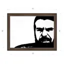 Картина в раме Декор Депо Константин Малютин "С. Довлатов" E21 46x61 см