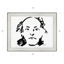 Картина в раме Декор Депо Константин Малютин "И. Бродский" E20 36x46 см