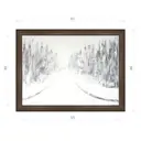 Картина в раме Декор Депо Константин Малютин "Дорога зимой" E21 46x61 см