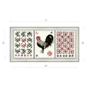 Картина в раме Декор Депо Константин Малютин "Петух" E20 36x71 см