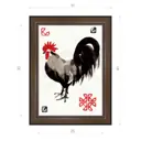 Картина в раме Декор Депо Константин Малютин "Большой Петух" E21 41x31 см