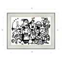 Картина в раме Декор Депо Константин Малютин "Бунт" E20 31x41 см