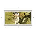 Картина в раме Декор Депо Константин Малютин "Панк открытка" E20 46x86 см