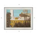 Картина в раме Декор Депо Константин Малютин Тушино Вид из окна E20 36x46 см