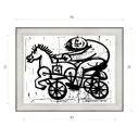 Картина в раме Декор Депо Константин Малютин "Педальный конь" E20 36x46 см